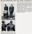 Mechanical Radio Man Talks, Sings, Walks, and Rolls Eyes